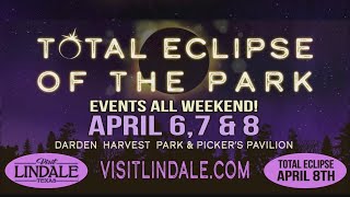 Visit Lindale hosting Total Eclipse of the Park [upl. by Runkel476]