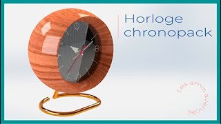 tuto 01  Horloge Chronopack  Georges Nelson [upl. by Sieber544]