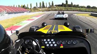 Caterham R300 vs R500  Franciacorta [upl. by Ellennad335]