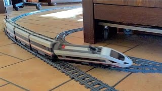 Fast LEGO City Passenger Train 60051 Derailment [upl. by Idnyc]