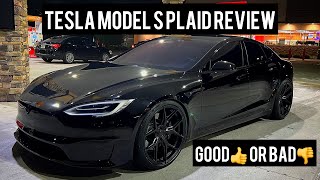 TESLA MODEL S PLAID REVIEW OWNERS PERSPECTIVE [upl. by Balch287]