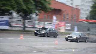 Mercedes W124 OM606 HX40 vs BMW E60 530D 201M [upl. by Esilehs]