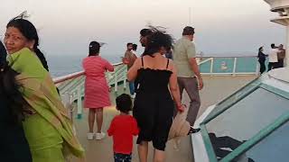 Cordelia Cruise Mumbai To Goa Front Sea View [upl. by Sucam]