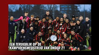 KNAPPE openingstreffer amp ONTLADING bij het KAMPIOENSCHAP  Kampioenswedstrijd Onder 21 [upl. by Estren262]