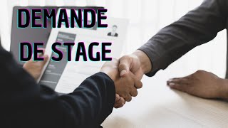 Comment Rédiger une Demande de Stage Professionnelle  Exemple et Astuces Pratiques [upl. by Anirt]