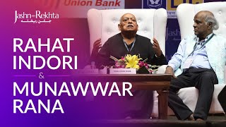 Munawwar Rana amp Rahat Indori  Mushaira Aur Hum  JashneRekhta [upl. by Kcirdef]