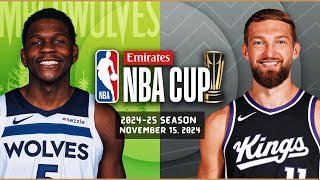 Minnesota Timberwolves vs Sacramento Kings Full Game Highlights  Nov 15 2024  202425 NBA Season [upl. by Winfield]