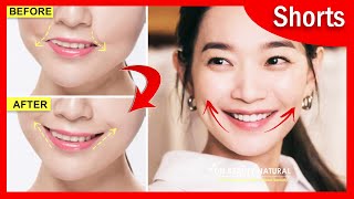 3 Exercises Get Cupid Lips amp Sharp Lips Corners  How to lift downturned mouth corners Shorts [upl. by Zadoc297]