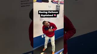 Boxing Defense Explained boxingworkout coaching boxing boxingcoach [upl. by Newmark]