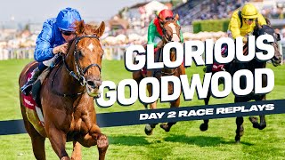 Qatar Goodwood Festival Replays Day Two Ft Notable Speech and Big Mojo [upl. by Yllitnahc]