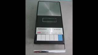 National Panasonic RQ209s 1972 Original Demonstration Tape included [upl. by Oettam]