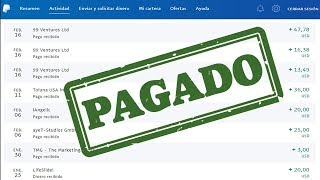 Pruebas de pago  Mis últimos cobros en paypal y coinbase [upl. by Aerua]