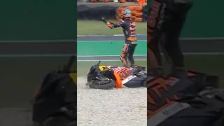 Brad Binder crashes out australiangp valentinorossi motogp2024 bradbinder [upl. by Supple619]