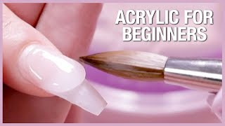 💅🏼Acrylic Nail Tutorial  How To Apply Acrylic For Beginners 🎉📚 [upl. by Debra]