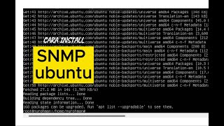 Cara pasang SNMP pada Server Ubuntu [upl. by Bosch]