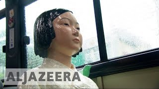 South Korea honours comfort women on Seoul buses [upl. by Nylknarf]