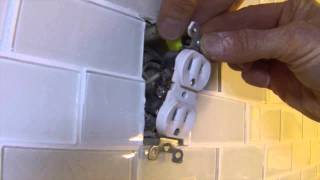 How To Extend Electrical Outlets Over Tile [upl. by Ennyrb417]