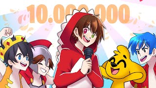 VEN AQUÍ CONMIGO 🎤 ESPECIAL 10 MILLONES RAPTORGAMER  CANCION ORIGINAL ft Dante Zhero amp ilonqueen [upl. by Aehsrop]