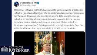 Lefebvre santo e Ratzinger modernista Ecco i frutti dai quali li potete riconoscere [upl. by Niwdla946]