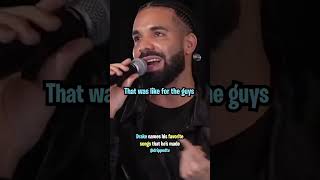 Drake Names His Favorite Songs Hes Made 💯 [upl. by Darom]