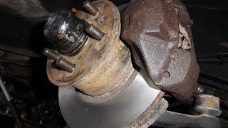 Front BrakeCaliper Rebuild on VW Bus  Part 2 [upl. by Jc]