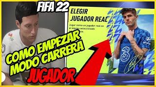 FIFA 22 ▶️ Como empezar MODO CARRERA JUGADOR 🤔 FÁCIL y RÁPIDO🚀 👀 Lo NUEVO de MODO CARRERA JUGADOR 🤯 [upl. by Jarrow803]