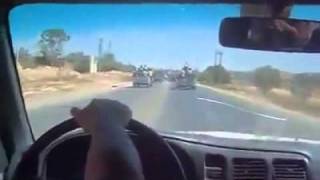 Libya  NATO Rats ambushed on entering Assaba town south of Tripoli [upl. by Oakleil]