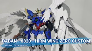 REVIEW  DABAN  8820  HIRM WING ZERO CUSTOM [upl. by Bart]