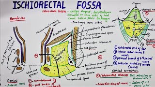 Ischiorectal Fossa  Ischioanal Fossa [upl. by Enived964]