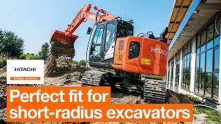 Perfect fit for Hitachi’s shortradius excavators [upl. by Mossberg]