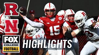 Rutgers Scarlet Knights vs Nebraska Cornhuskers Highlights  FOX College Football [upl. by Aitropal]