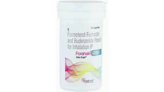 Forahale 200 Inhalation Formoterol Fumarate and Budesonide Powder for Inhalation IP [upl. by Marlowe]