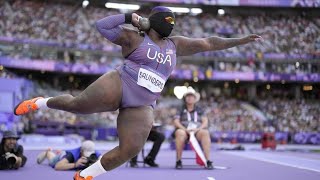 Raven Saunders the masked shot putter who won silver in Tokyo qualifies for final [upl. by Remot]