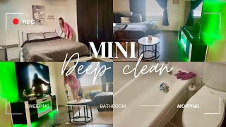 MINI DEEP CLEAN SPED UP  HOME CLEANING [upl. by Oal]