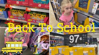 School Supply Shopping with 3 Kids Back to School Shopping Shop with Me [upl. by Anemix]