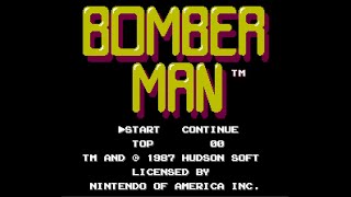 Bomberman  Nintendo Entertainment System  Intro amp Title Screen [upl. by Enileve]