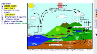 video 1 water cycle global hydrological cycle [upl. by Ycniuqed]