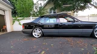 1995 w140 s500 sitting on 20inch carlsson wheels [upl. by Lucania]