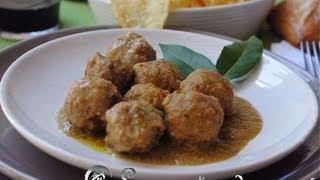 Receta de albóndigas mozárabes [upl. by Drofla]