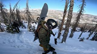 Hiking Knife Ridge to Horseshoe Bowl at Wolf Creek CO [upl. by Ednalrym931]