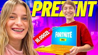 PREZENT dla MOJEJ DZIEWCZYNY za 16000 ZŁ w Fortnite [upl. by Morocco]