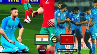 INDIA VS MOHAMMADAN FC FOOTBALL FULL MATCHIND VS MFC EFOOTBALL [upl. by Bianca]