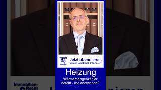 Heizung  Wärmemengenzähler defekt  Wie soll man dann abrechnen  Tutorial [upl. by Gladi]