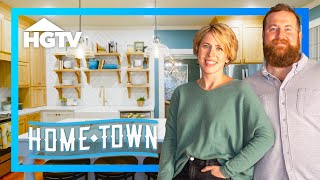 From Small Apartment to HUGE Home  Hometown  HGTV [upl. by Kylynn]