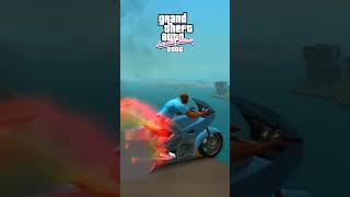 PCJ600 Explotando en el Aire en Todos los GTA shorts gta funny [upl. by Almeta164]