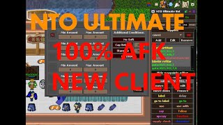 Cavebot 100 afk NOVO client NTO ULTIMATE [upl. by Ettesus]