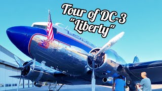 Tour of the Legend Airways DC3 quotLibertyquot🇺🇸🗽 [upl. by Azer]