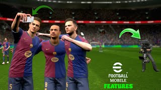 eFootball 2025 Mobile NEW Features Graphics Player Faces Celebrations Player Animation and more [upl. by Areem]