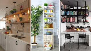 317 iDEAS de ESTANTES Y REPISAS PARA COCINAS e inspírate para decorar tu espacio de forma práctica [upl. by Mlohsihc]