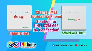 PLDT Home WiFi R051 and Smart Bro Home WiFi R051 Change IMEI Tutorial via Phone 2024  INKfinite [upl. by Lynda]